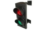 Semafór červený + zelený, veľký, 230V, použitie externé aj na stĺpik