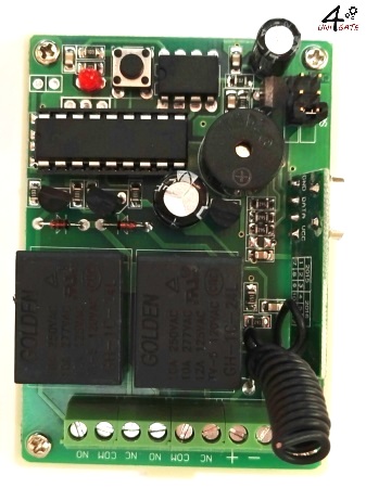 Prijímač 2-kanálový, 433 MHz, univerzálny - externý, 24V, systém easier kódu. GX.
