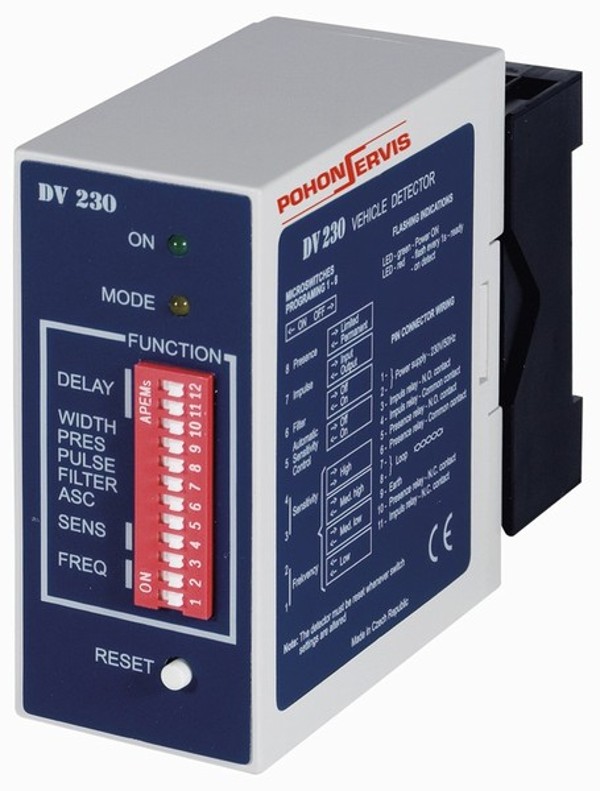 IDS verzia S - Indukčný detektor pre indukčnú slučku, 24V, multifunkčná, 1k, pre bezpečnostnú a impulznú prevádzku