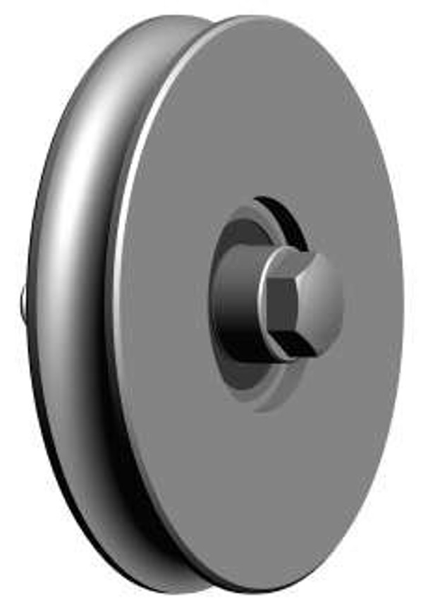 Vodiace koleso priem. 80mm, gulatinový profil pre posuvné brány koľajnicové
